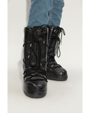 Moon Boot Snow Boots Mb Icon Glitter - Black
