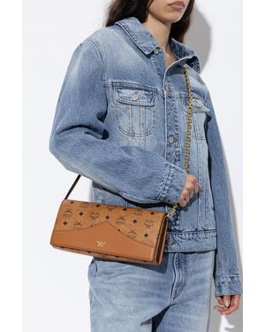 MCM 'Small Diamond' Clutch - Blue