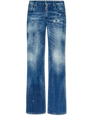 DSquared² Jeans Medium Waist Flare - Blue