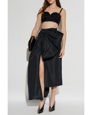 Givenchy Furry Top - Black