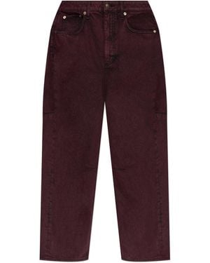 Rag & Bone High-Waisted Jeans - Purple