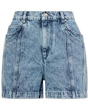 Isabel Marant 'Joely' Denim Shorts - Blue