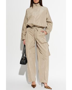 Alaïa Loose-Fit Pants - Natural