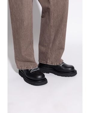 Bottega Veneta 'Lug' Ankle Boots - Brown