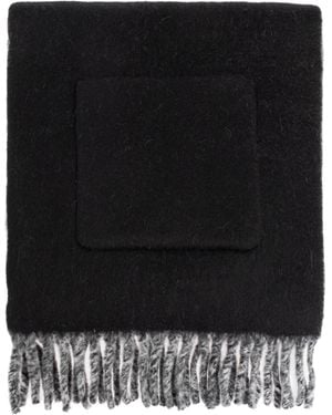 Burberry Scarf With Hood - Black