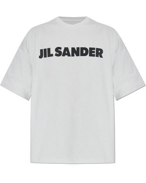 Jil Sander T-Shirt With Logo - Grey