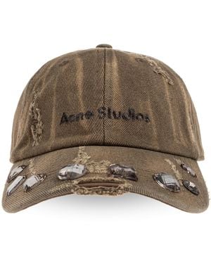 Acne Studios Baseball Cap - Brown