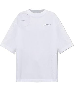 Off-White c/o Virgil Abloh T-Shirt With Printed Logo - White