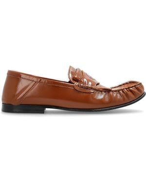 Marni Leather Loafers Shoes - Brown