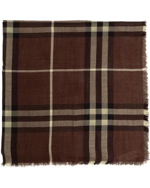 Burberry Wool Scarf - Brown