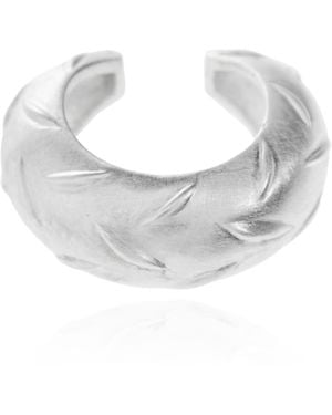 MISBHV Brass Ear Cuff - White