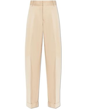 DSquared² Wide-Leg Trousers - Natural