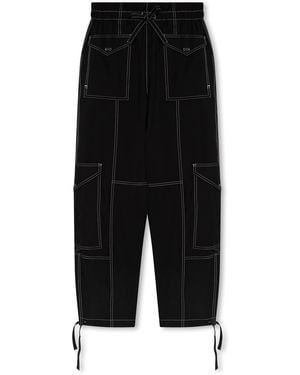 Ganni Cargo Trousers - Black