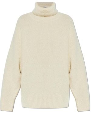 TOTEME Toteme Loose-Fit Turtleneck - Natural