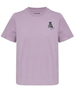 Kate Spade T-Shirt With Print - Purple