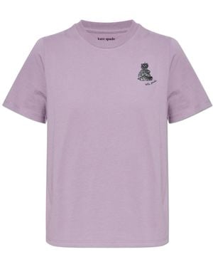 Kate Spade T-Shirt With Print - Purple