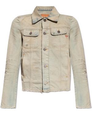 DIESEL 'De-Bonny' Denim Jacket - White