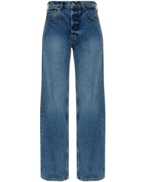 Anine Bing Jeans With Straight Leg - Blue
