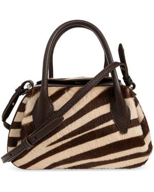 Yuzefi 'Oyster Mini Duffle' Bag - Brown