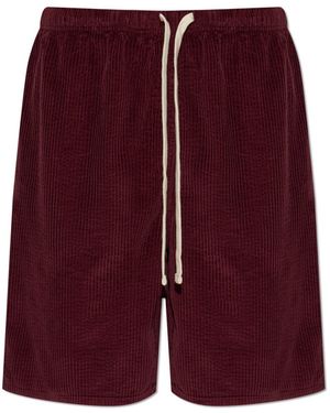 American Vintage Corduroy Shorts - Red