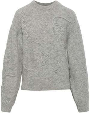 ROTATE BIRGER CHRISTENSEN Wool Jumper - Grey