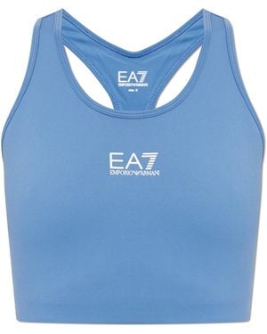 EA7 Short Training Top - Blue