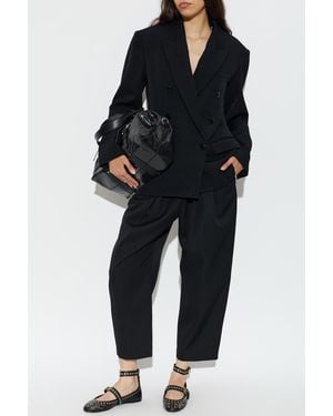 Isabel Marant Wool Pants "Janice" - Black