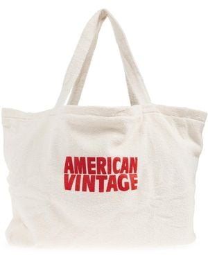 American Vintage Shopper-Type Bag - Red