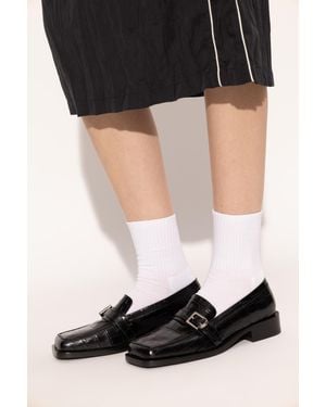 Balenciaga "Bel Air" Leather Shoes - Black