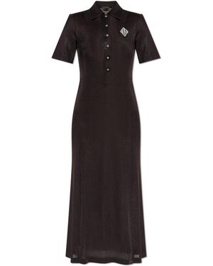 LACOSTE RUNWAY Polo Dress - Black