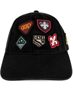 DIESEL Baseball Cap 'C-Scud' - Black