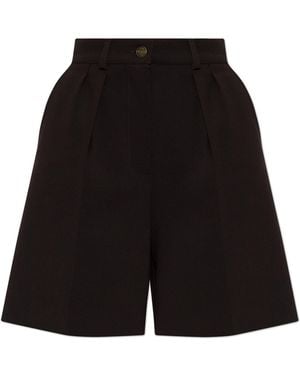 Max Mara Wool Shorts 'Sauna' - Black
