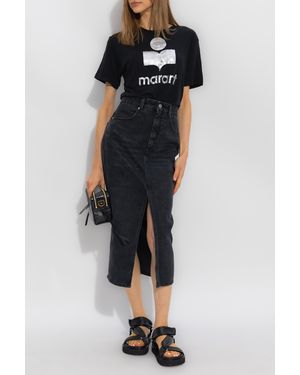 Isabel Marant 'Zewel' T-Shirt - Black