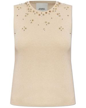Isabel Marant Top "Apoline" - Natural