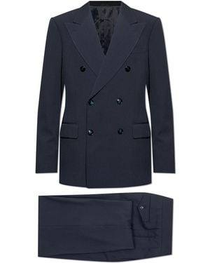 Giorgio Armani Pinstripe Suit - Blue