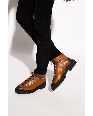 DSquared² 'Hiking' Leather Boots - Black