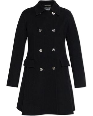 Versace Wool Coat - Black