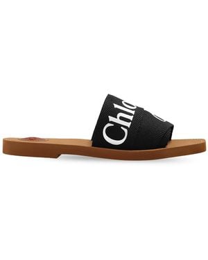 Chloé Sliders - Black
