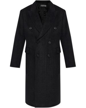 Our Legacy Double-Breasted Wool Coat - Black