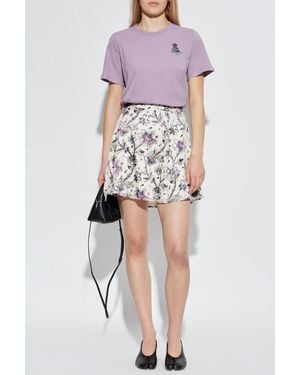 Kate Spade Floral Motif Skirt - White