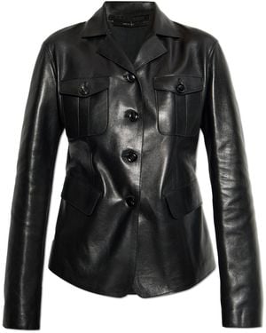 Tom Ford Leather Jacket - Black