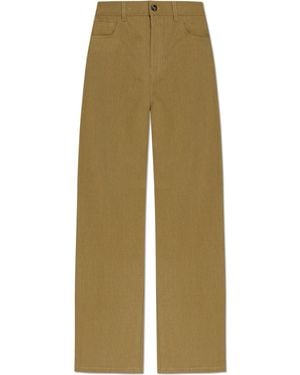 Rohe Wide-Leg Trousers - Green