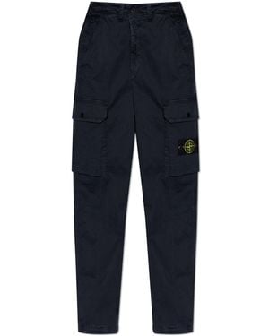 Stone Island Cargo Trousers - Blue