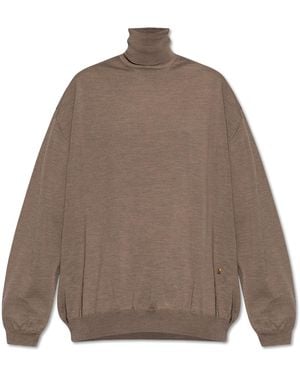 Moschino Woollen Turtleneck - Brown