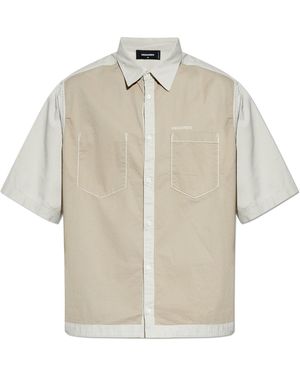 DSquared² Short-Sleeve Shirt - Natural