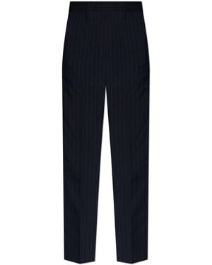 Paul Smith Pinstripe Pattern Trousers - Blue
