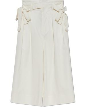 Fabiana Filippi Pleated Trousers - White