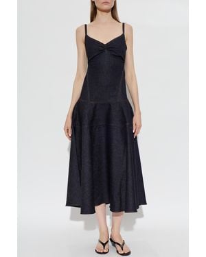 Jacquemus 'De-Nimes Pina' Denim Dress - Blue