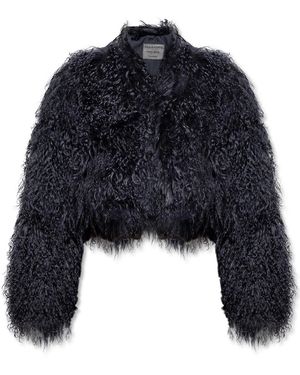 AllSaints 'brooke' Shearling Jacket - Blue