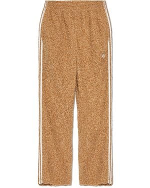 adidas Originals Sweatshirt With A Stand-Up Collar - Natural